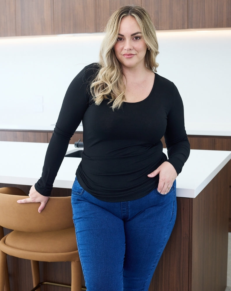 Layering Tee -Black