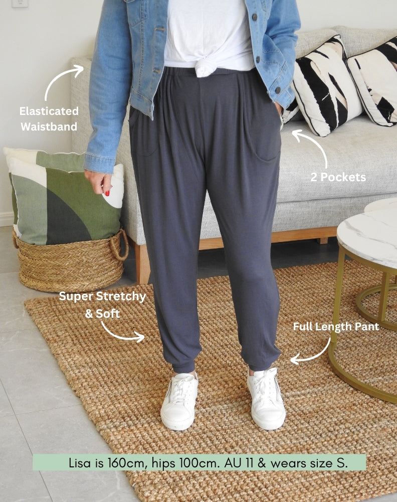 Lounge Pant - Gunmetal