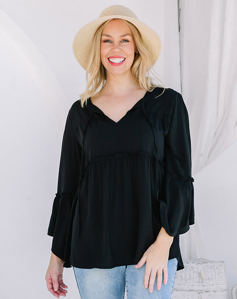 Luna Top - Black