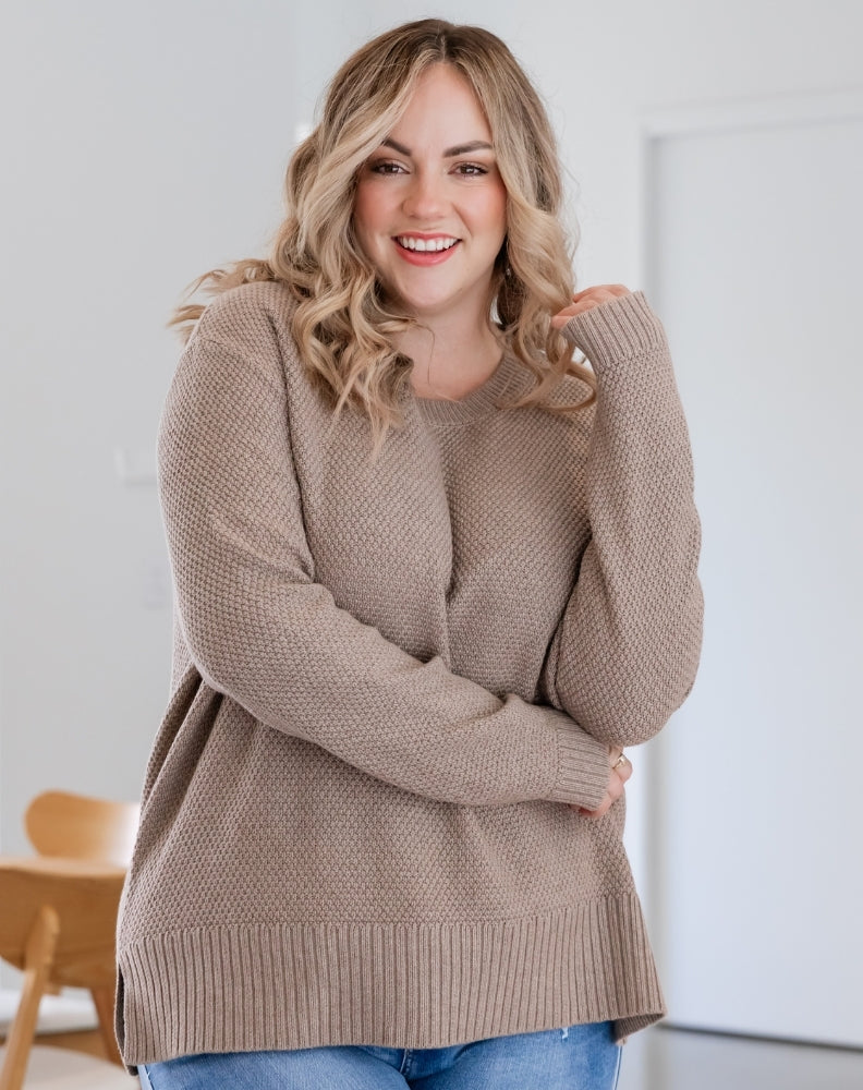 Maple Cotton Knit - Mushroom