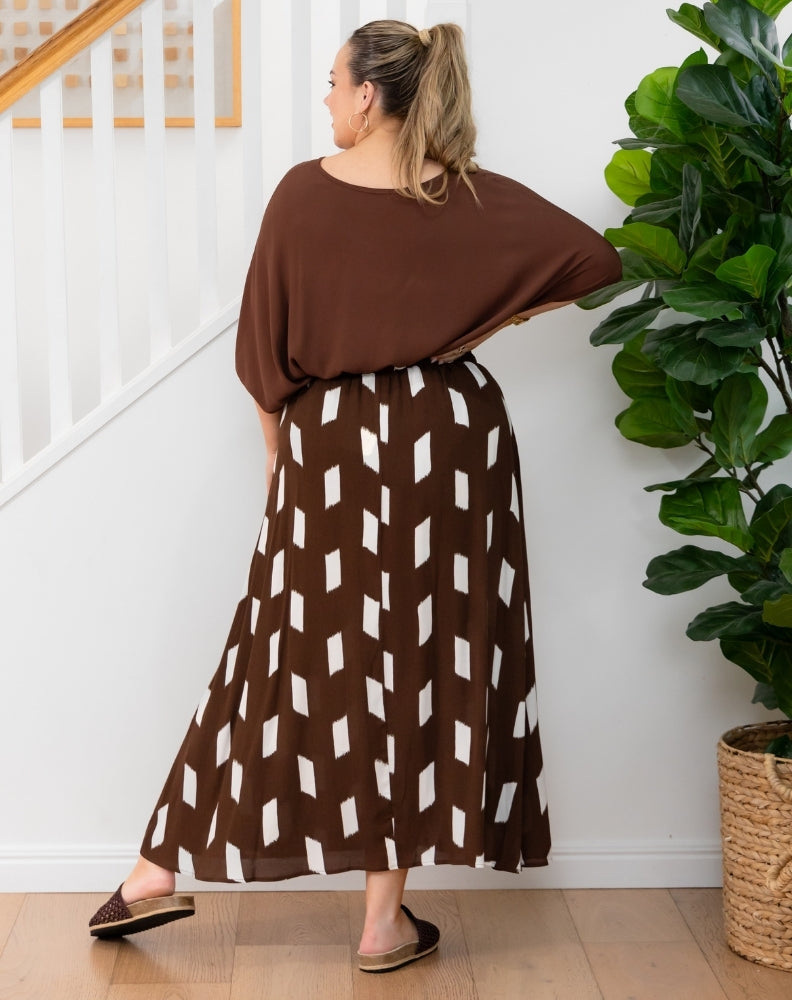 Matilda Skirt - Chocolate Dream