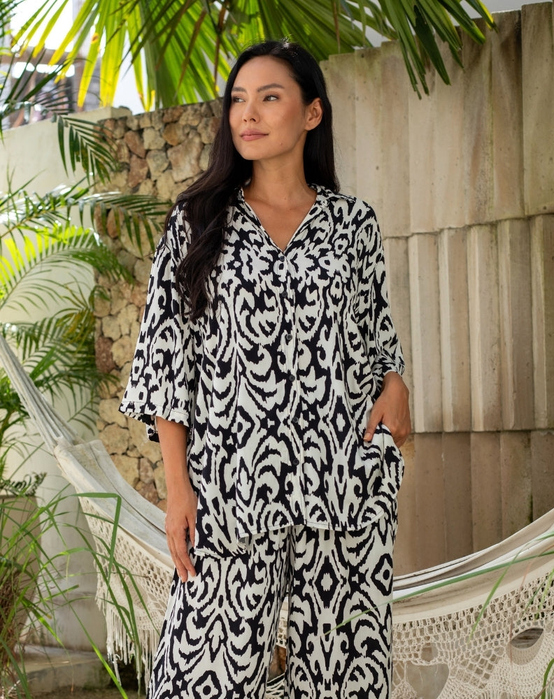 Millie Oversized Top - Tribal