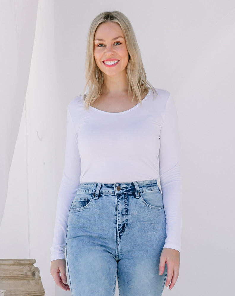 Layering Tee - White