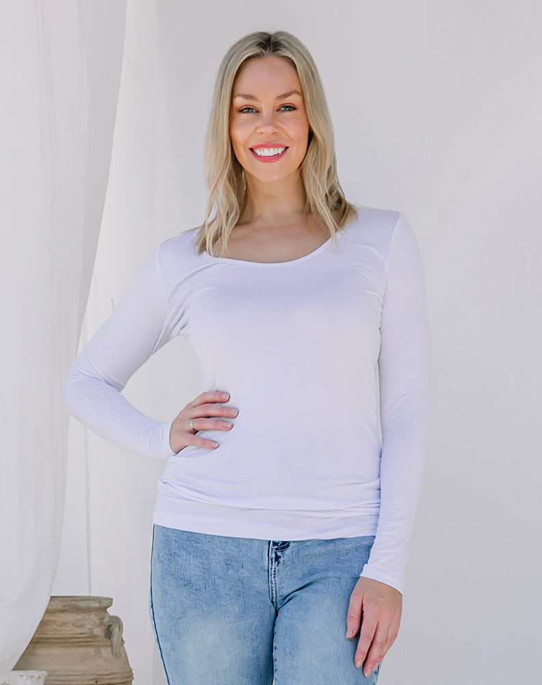 Layering Tee - White