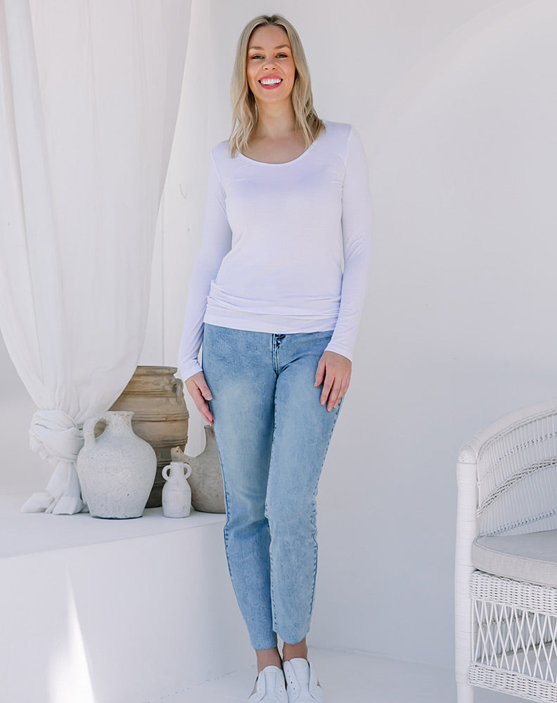 Layering Tee - White