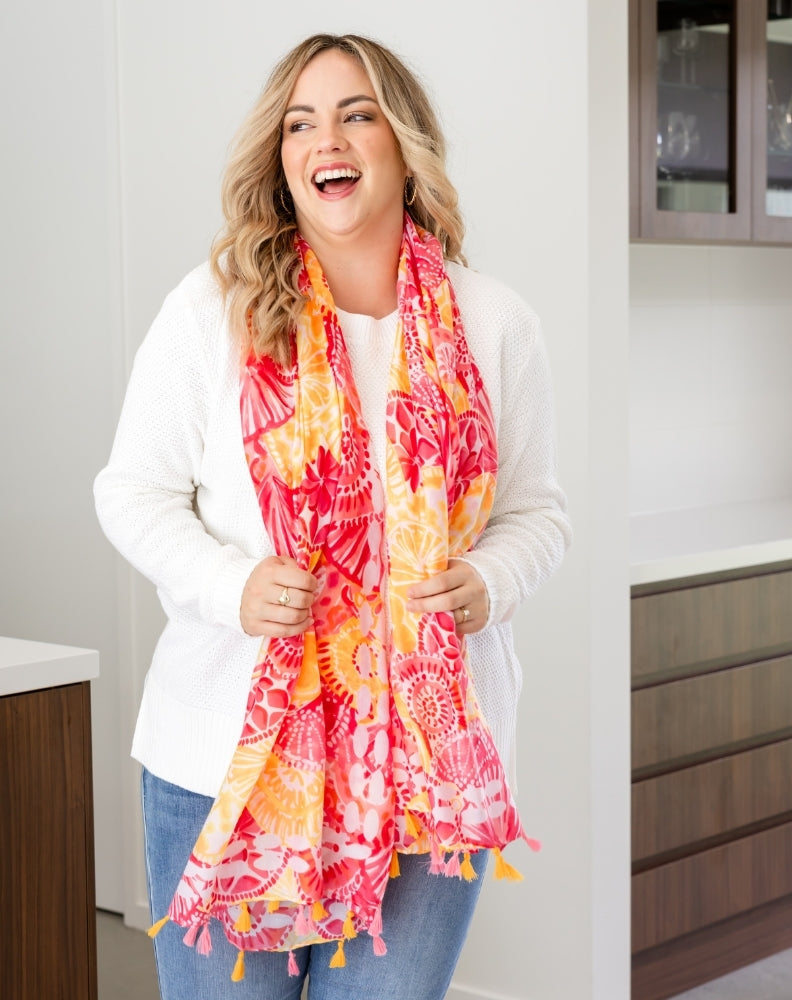 Print Scarf - Summer Burst
