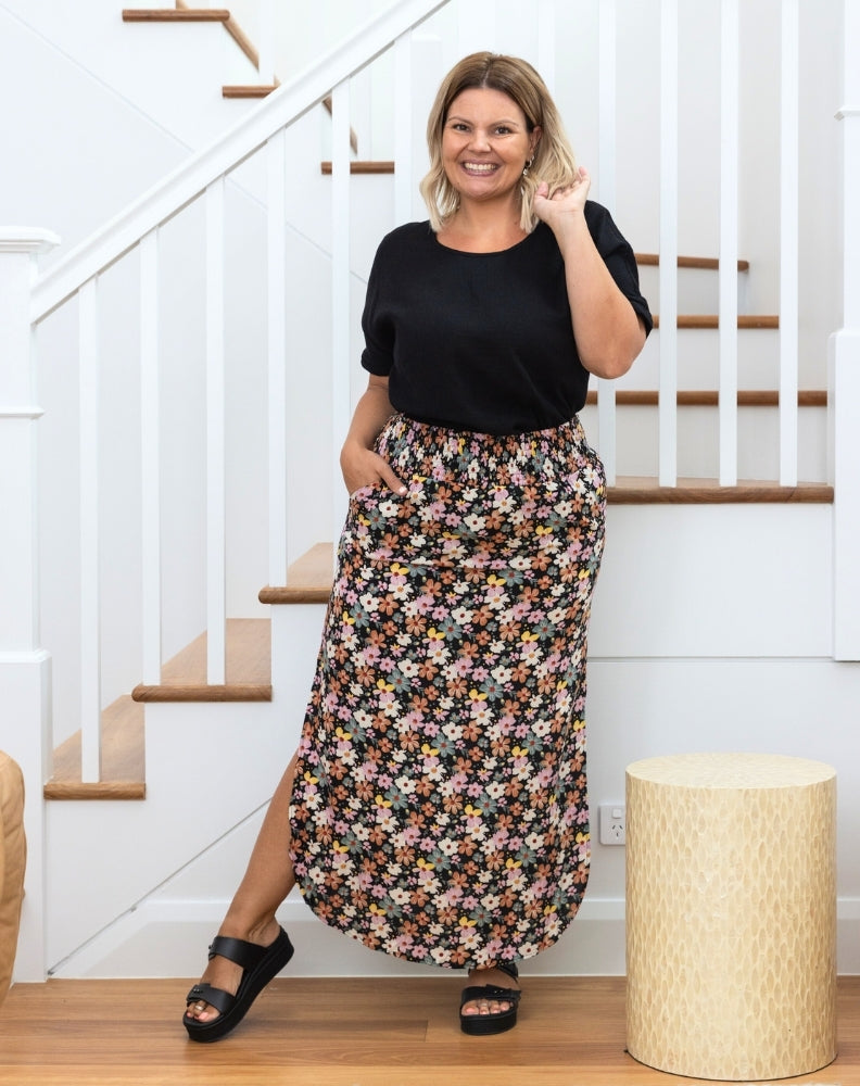 Resort Skirt - Multi Daisy