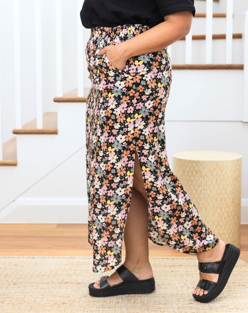 Resort Skirt - Multi Daisy