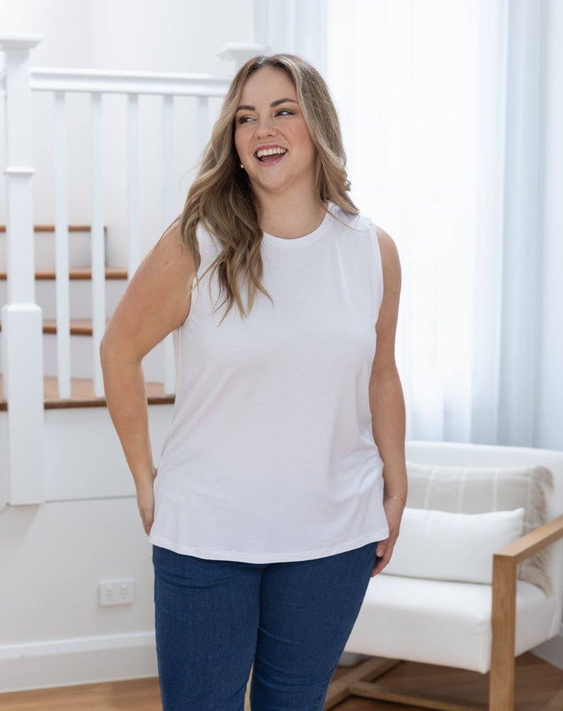 Taylor Tank - White