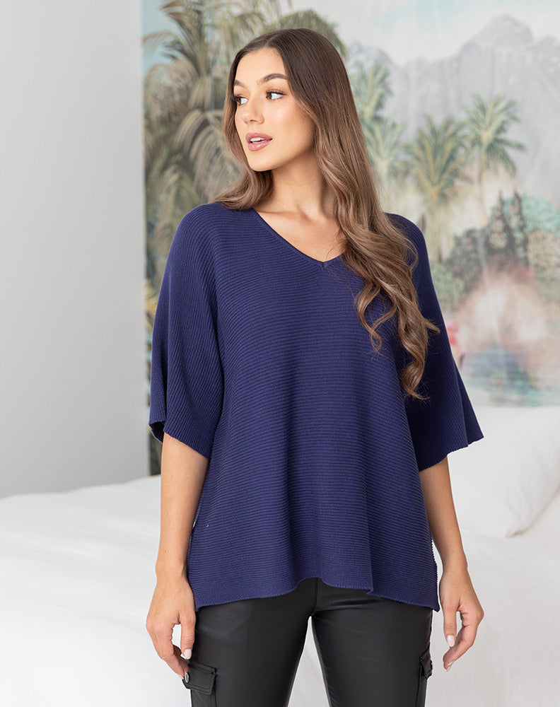 Drew Knit Short - Navy