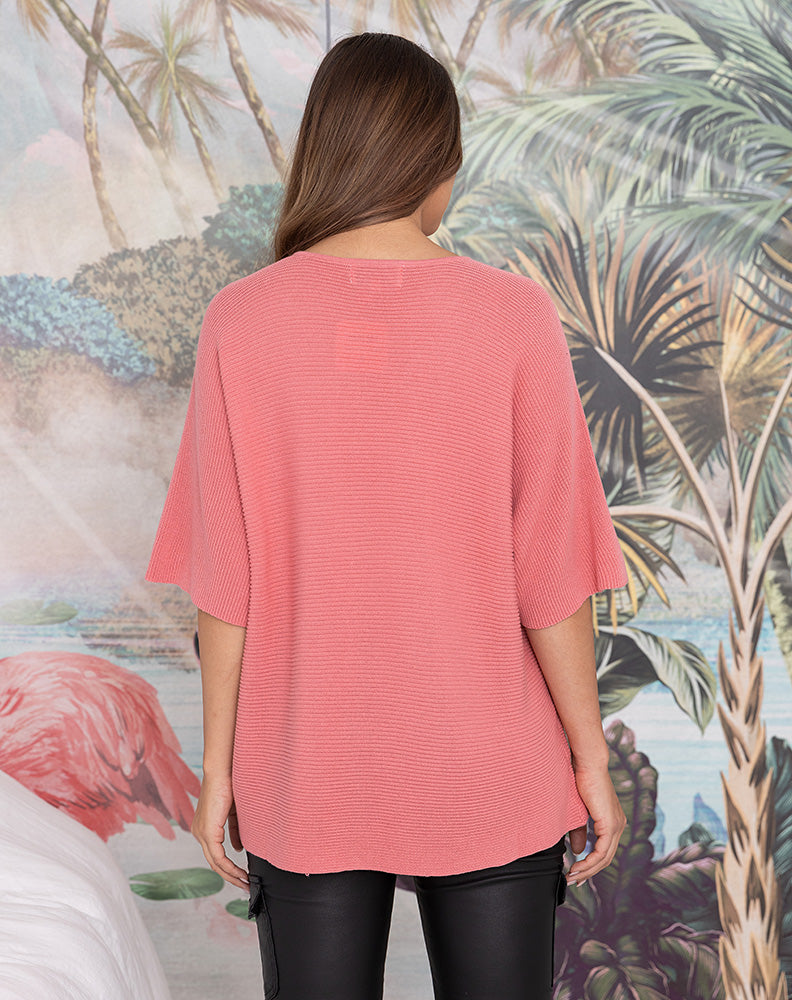 Drew Knit Short - Dusty Pink