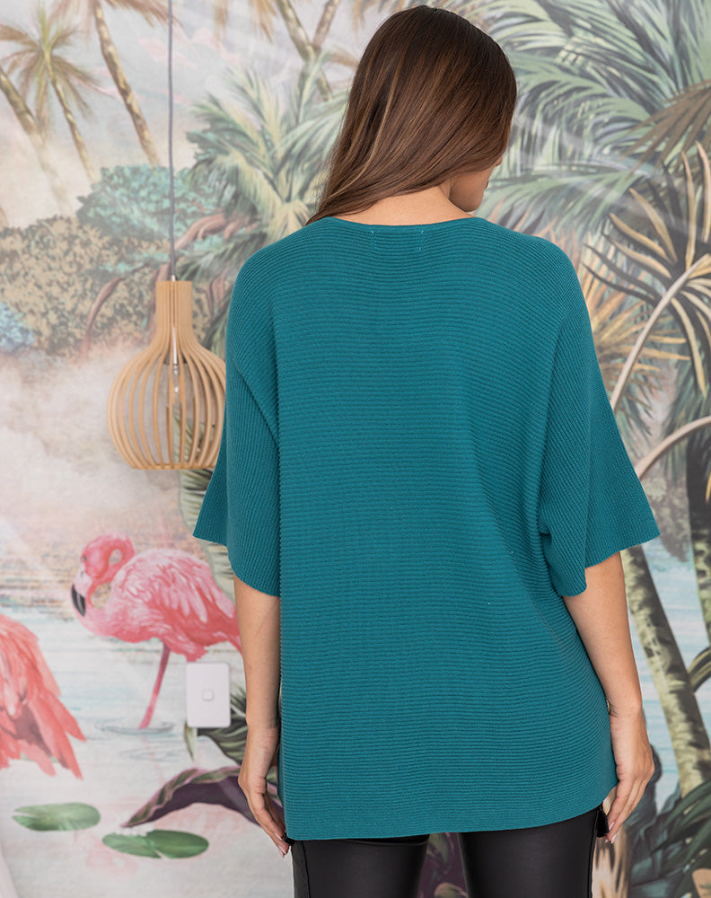 Drew Knit Short - Teal