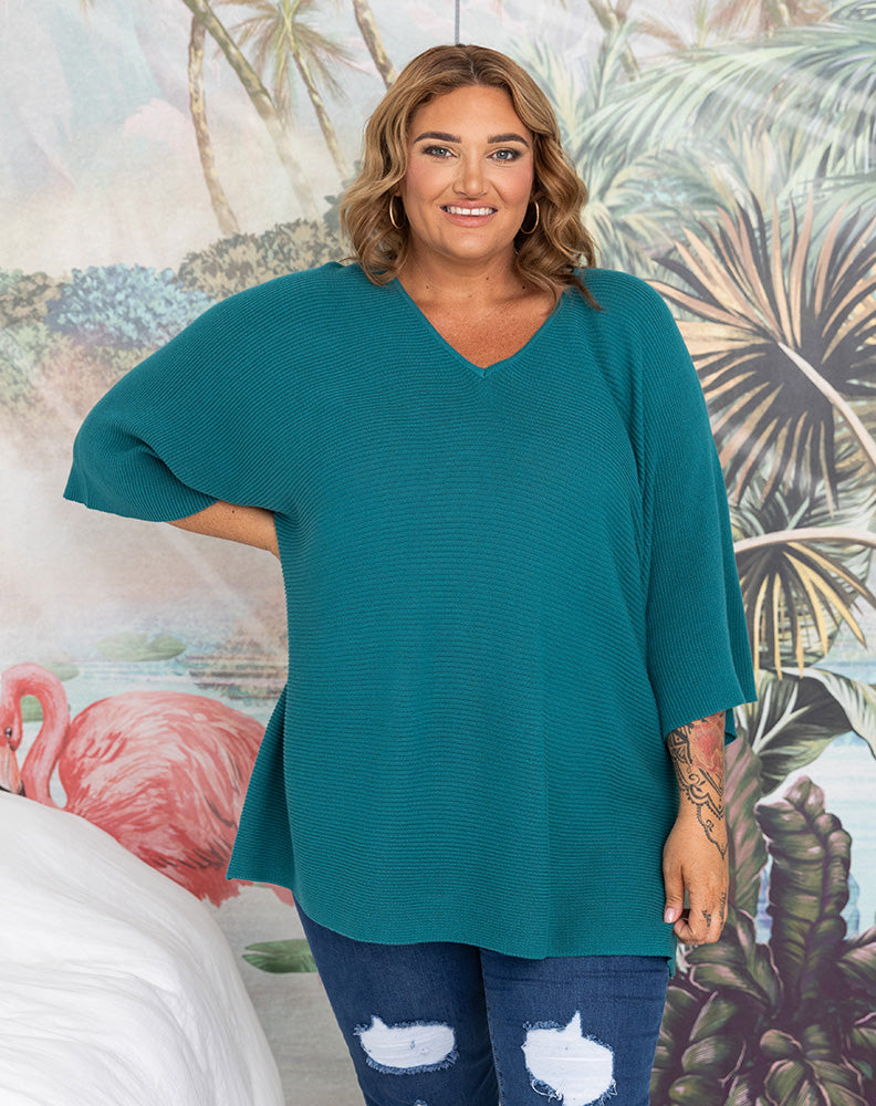 Drew Knit Short - Teal