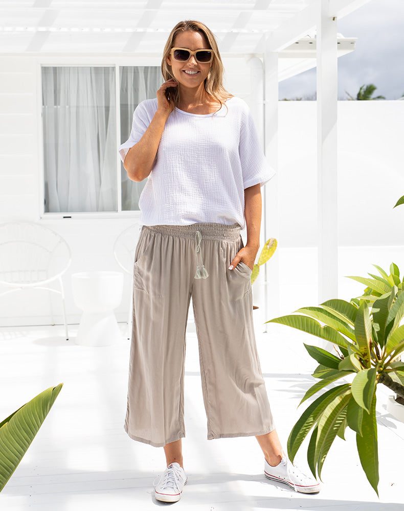 Sicily Pant - Latte
