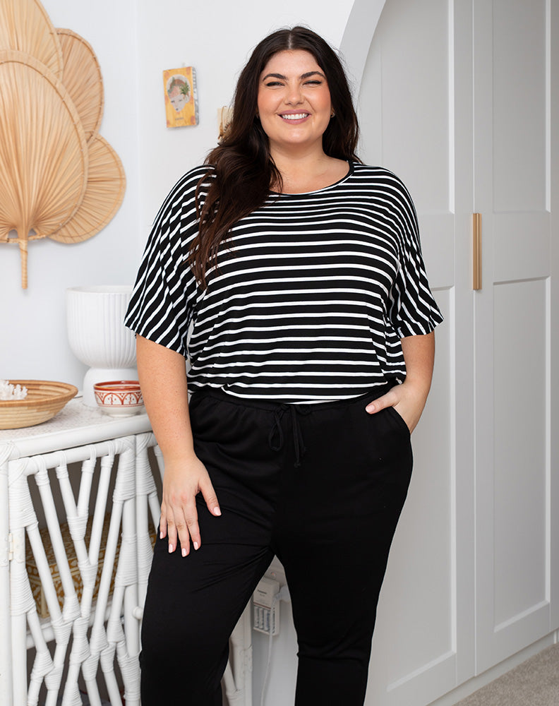 Everyday Slouch Pant -Black