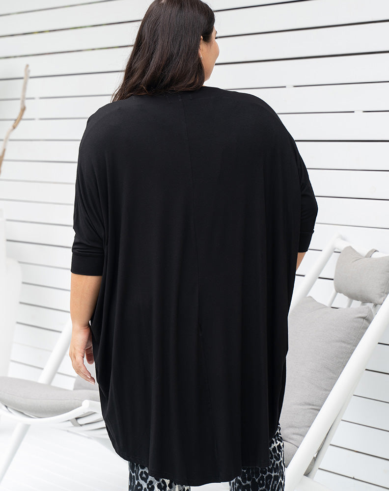 Summer Festival Shrug -Black