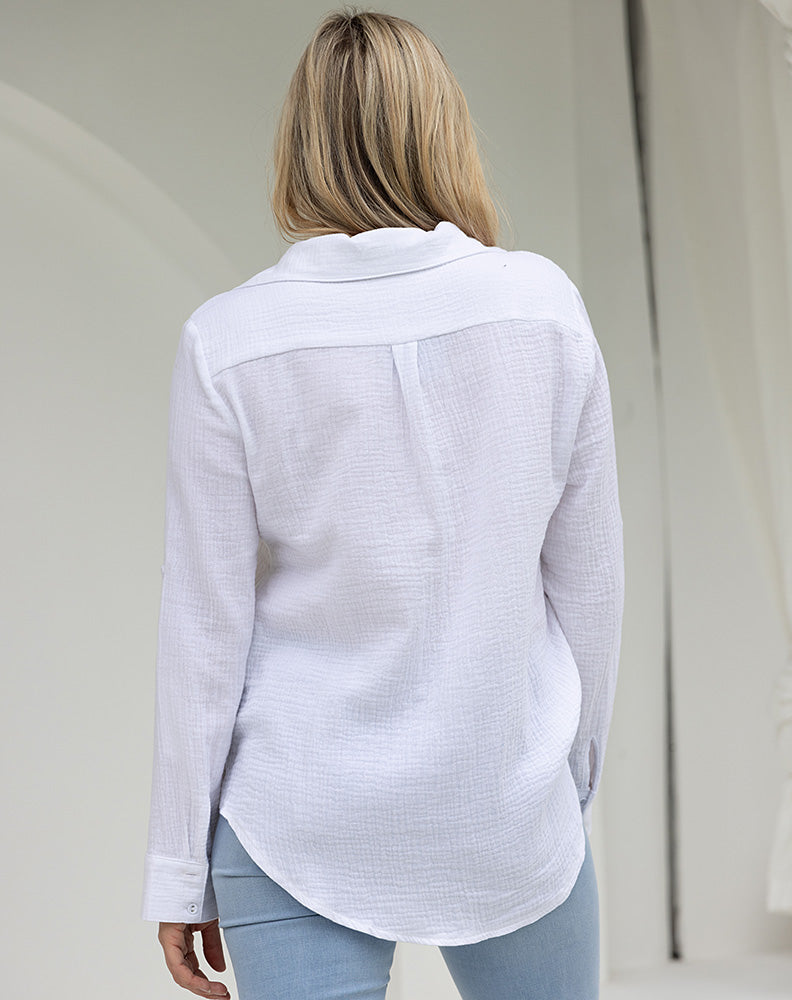 Cotton Shirt - White