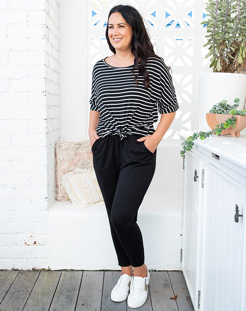 Everyday Slouch Pant -Black