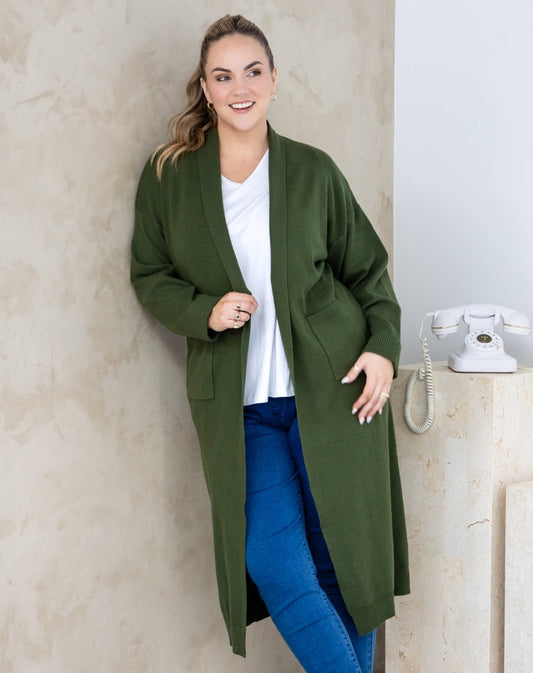 Maxine Cardi - Olive