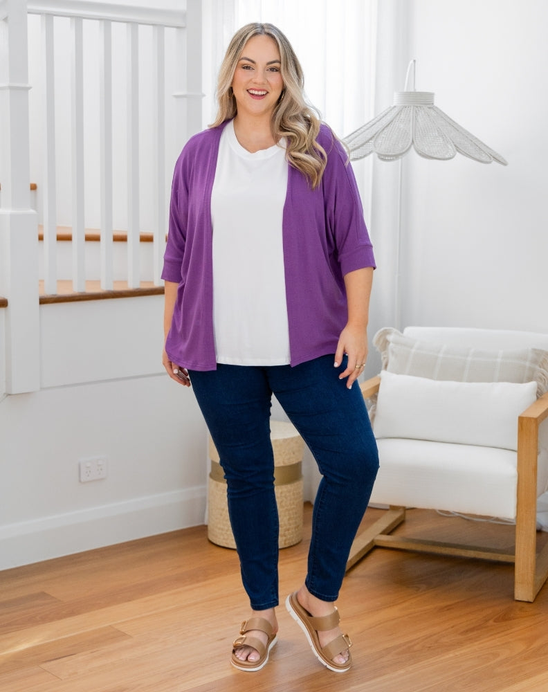 Slouch Shrug - Mauve