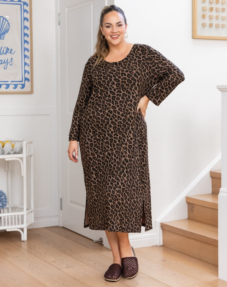 Harlow Dress - Leopard
