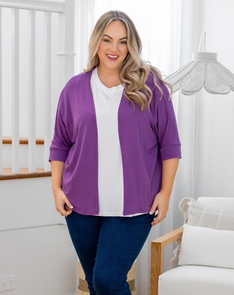 Slouch Shrug - Mauve