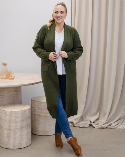 Maxine Cardi - Olive