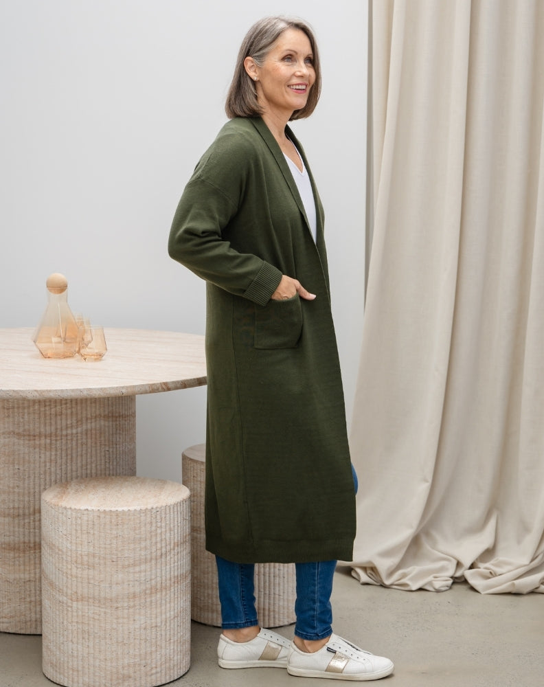 Maxine Cardi - Olive