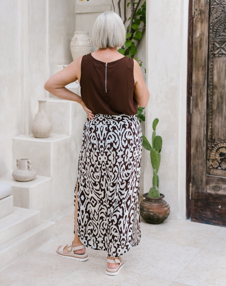 Resort Midi Skirt - Cocoa Tribe
