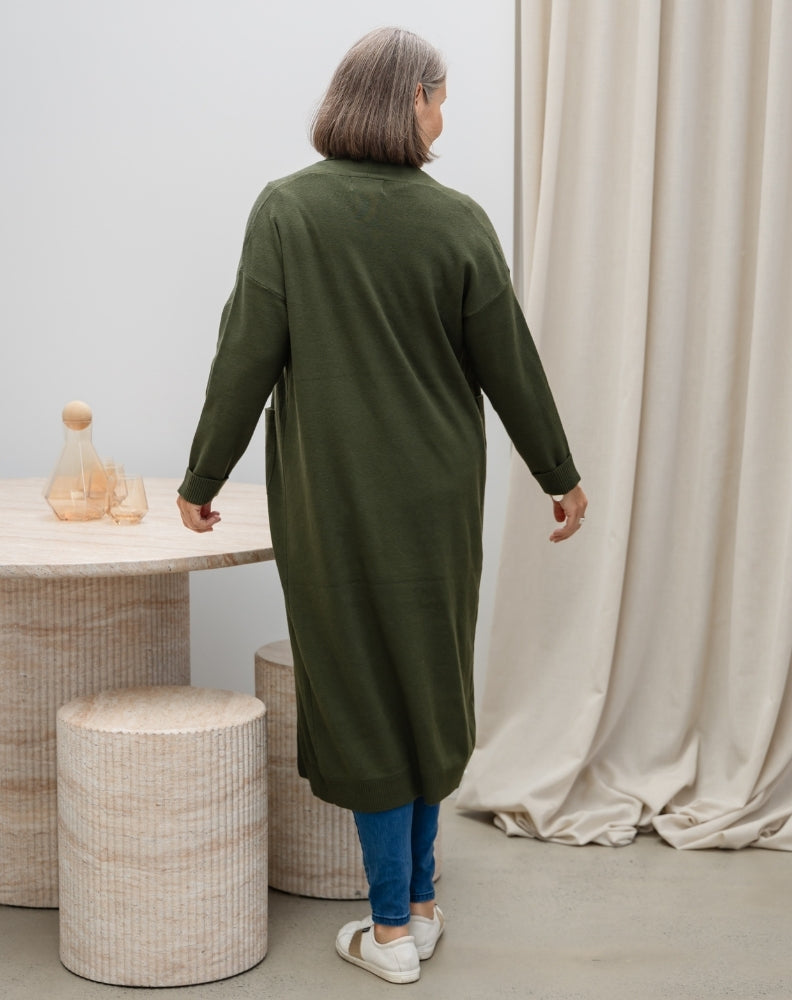Maxine Cardi - Olive