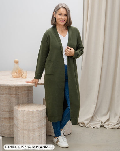 Maxine Cardi - Olive
