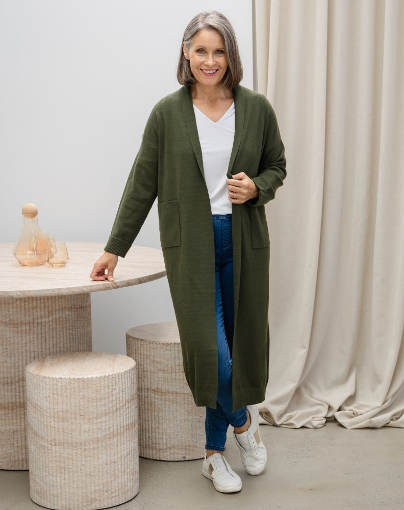Maxine Cardi - Olive