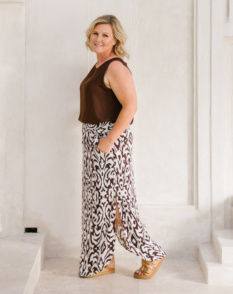 Resort Midi Skirt - Cocoa Tribe
