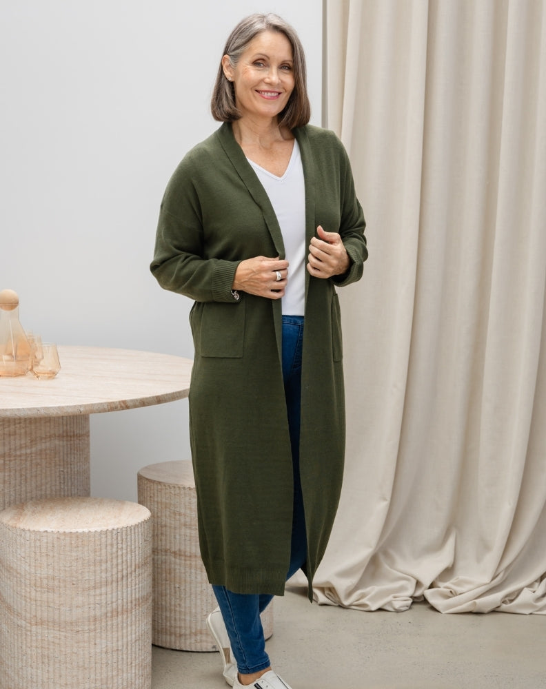 Maxine Cardi - Olive