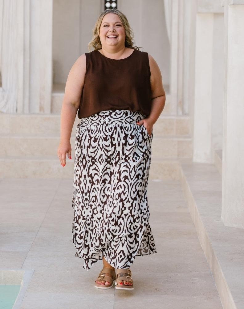 Resort Midi Skirt - Cocoa Tribe