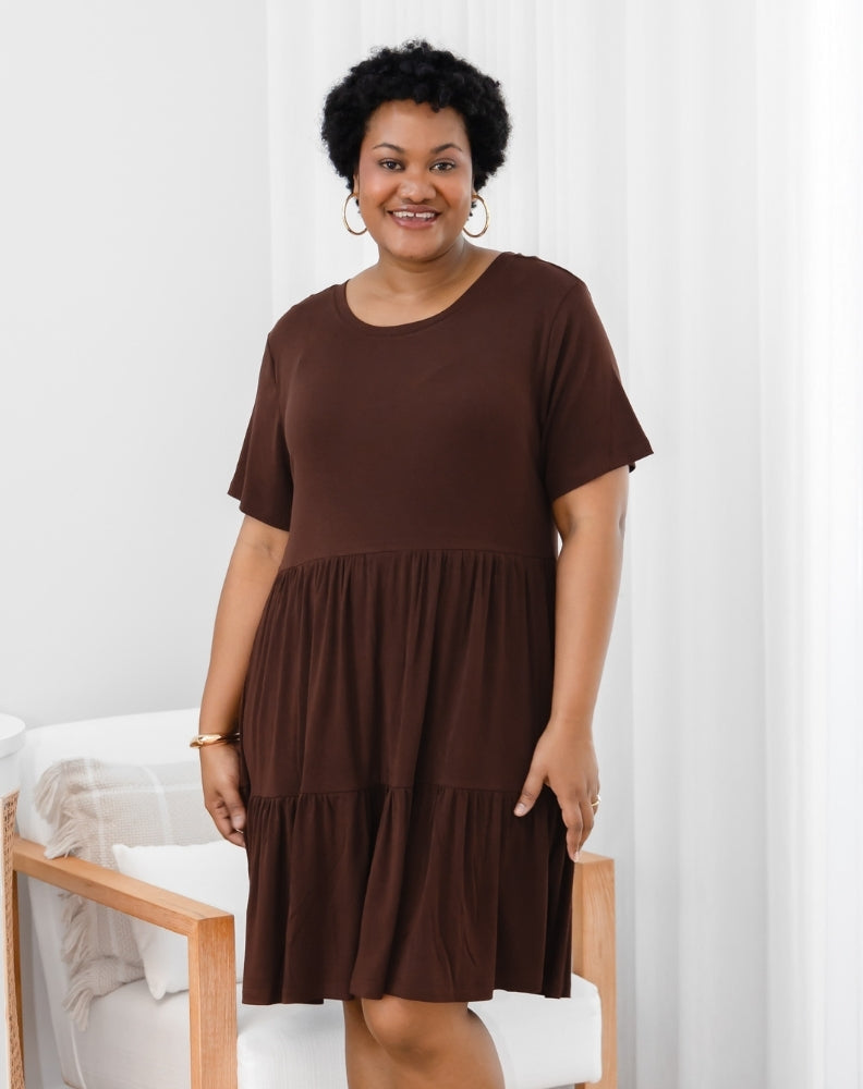 Bamboo Mandy Dress - Coffee