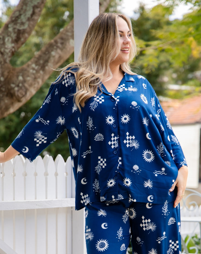 Luna Shirt - Blue Shells