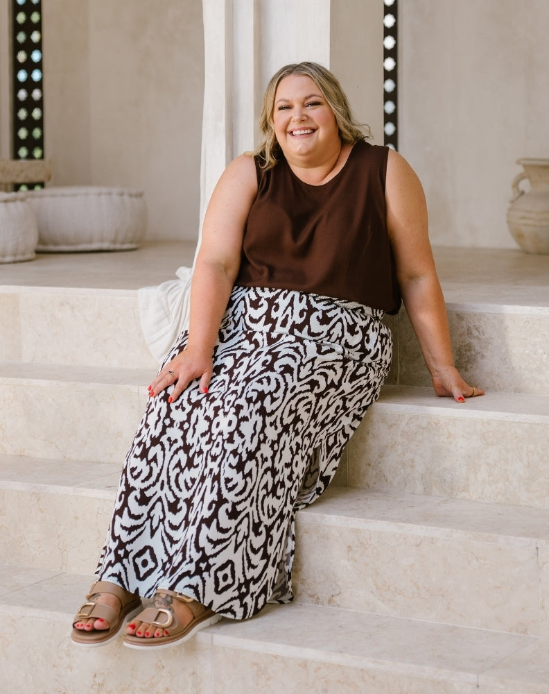 Resort Midi Skirt - Cocoa Tribe