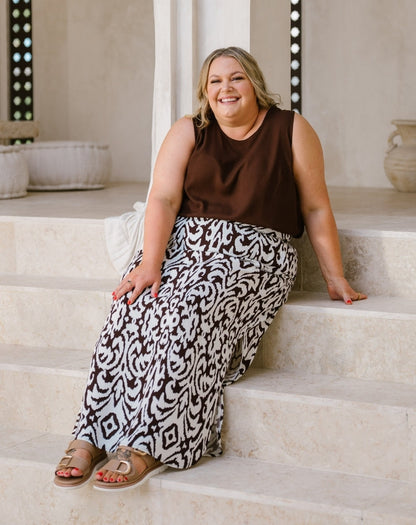 Resort Midi Skirt - Cocoa Tribe