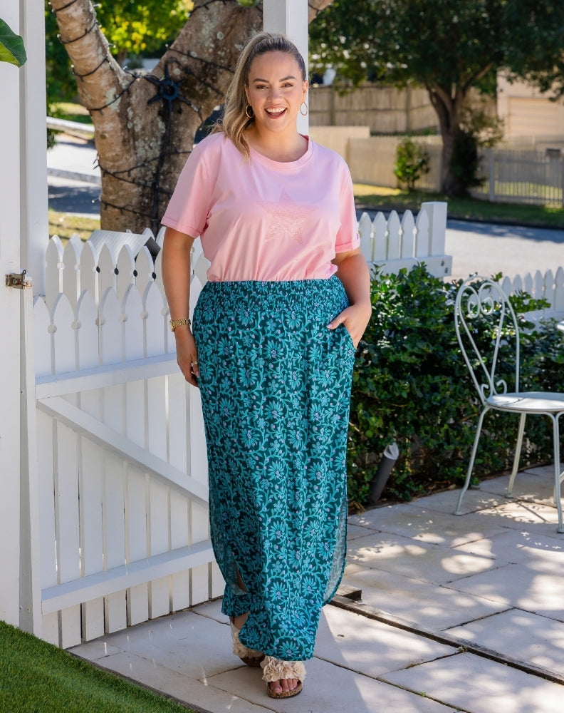 Resort Midi Skirt - Boheme Blue