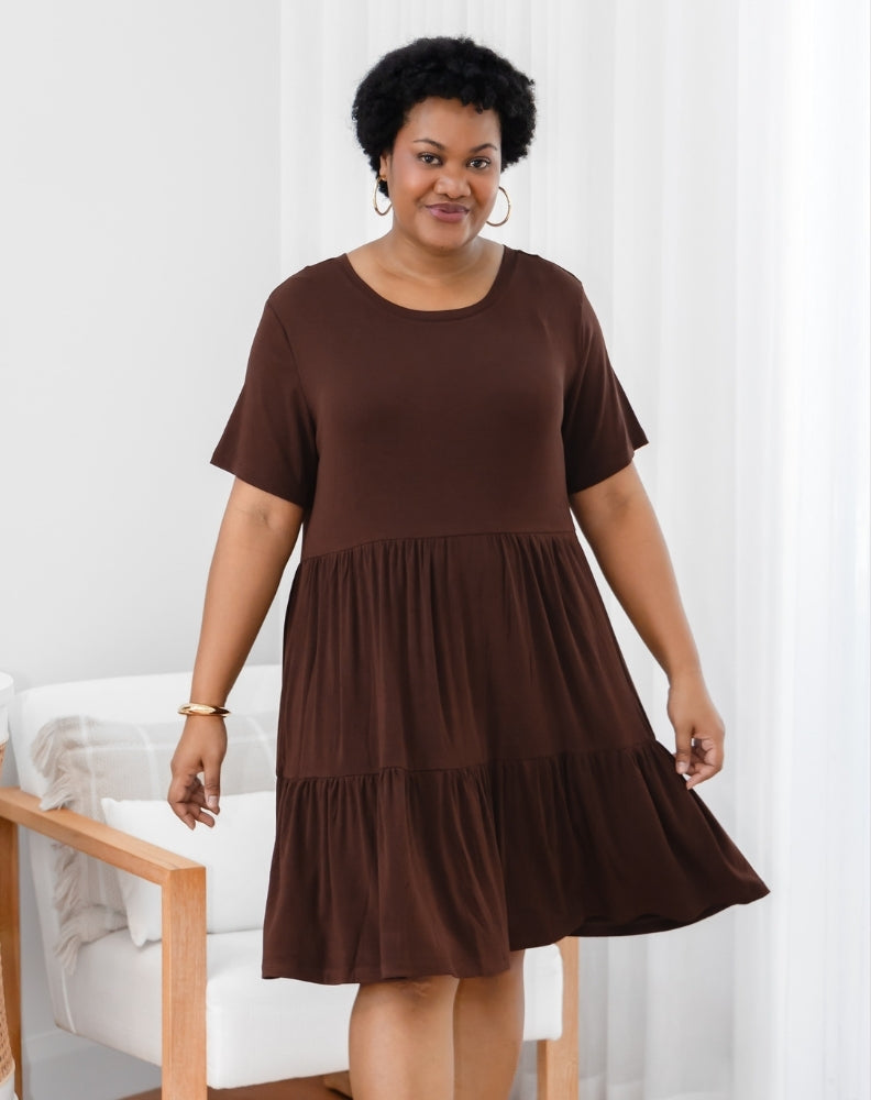 Bamboo Mandy Dress - Coffee