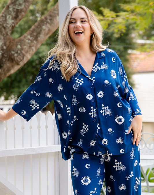 Luna Shirt - Blue Shells