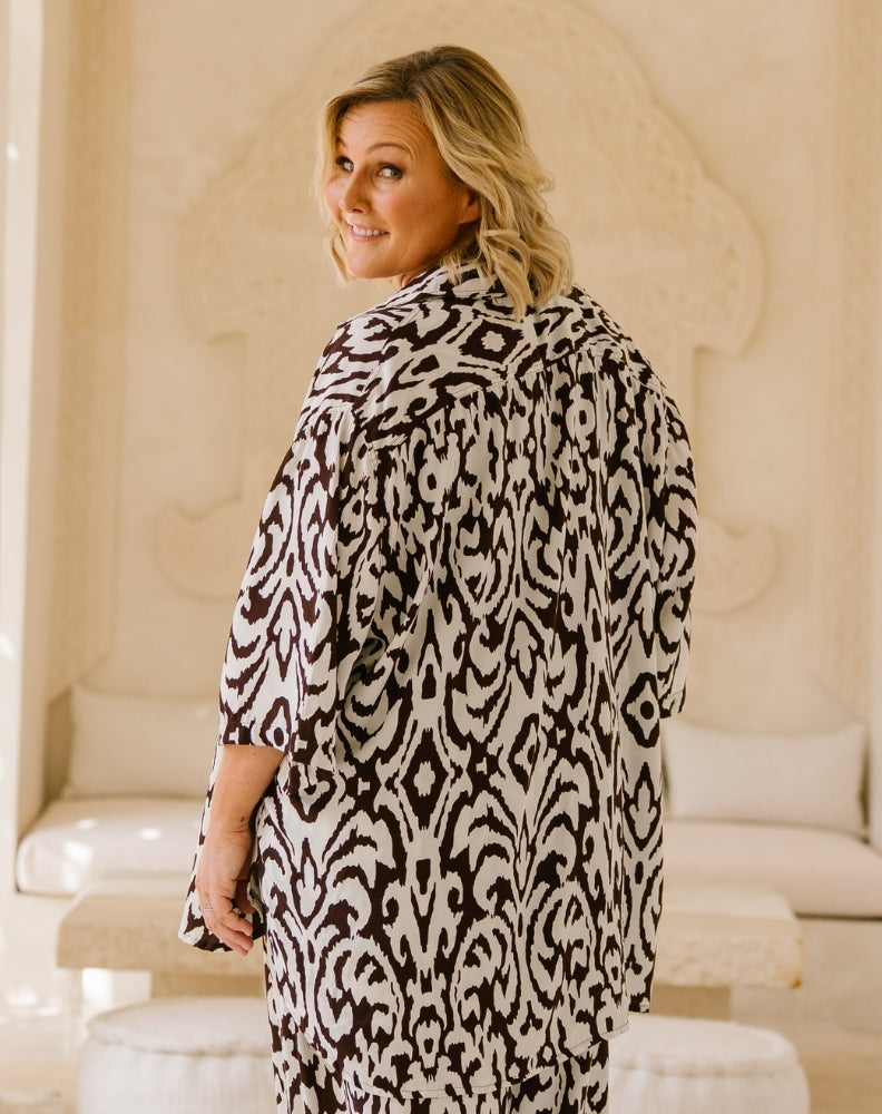 Millie Oversized Top - Cocoa Tribe