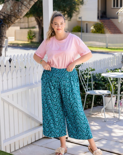 Iluka Pants - Boheme Blue