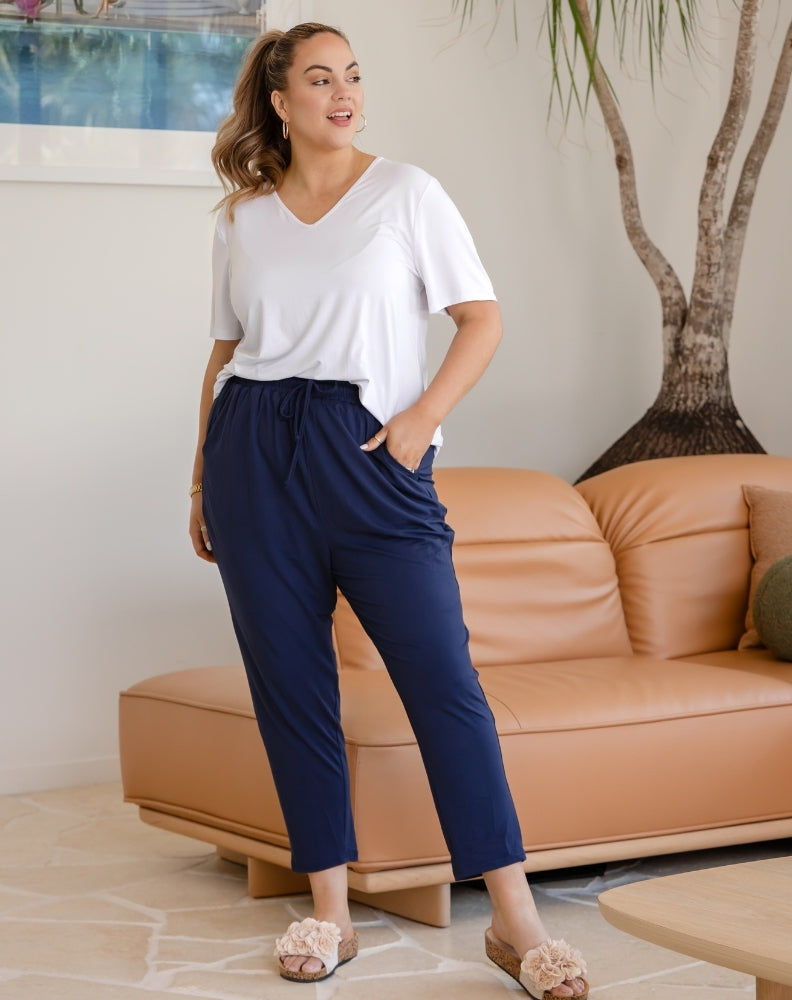 Slouch Pant - Navy