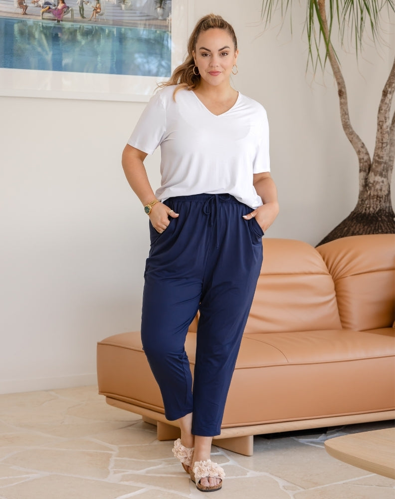Slouch Pant - Navy