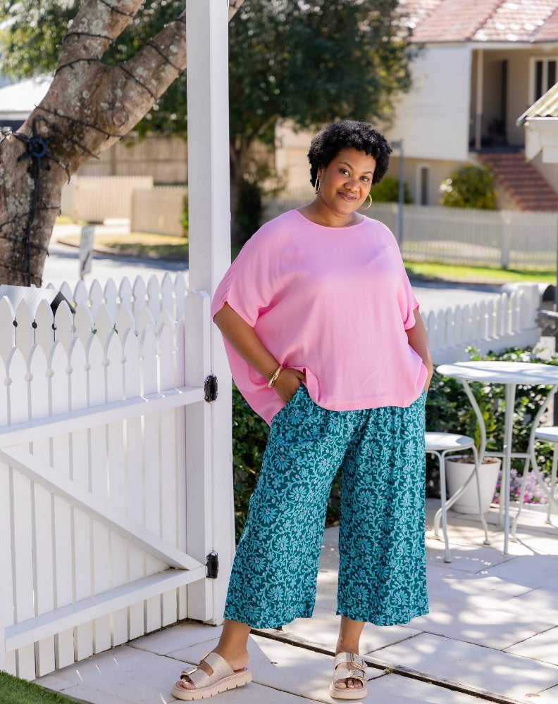 Iluka Pants - Boheme Blue