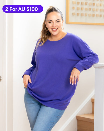 Bailey Tunic Knit - Violet