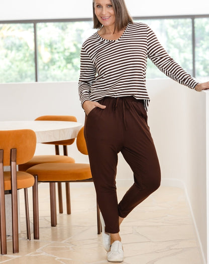 Slouch Pant - Chocolate