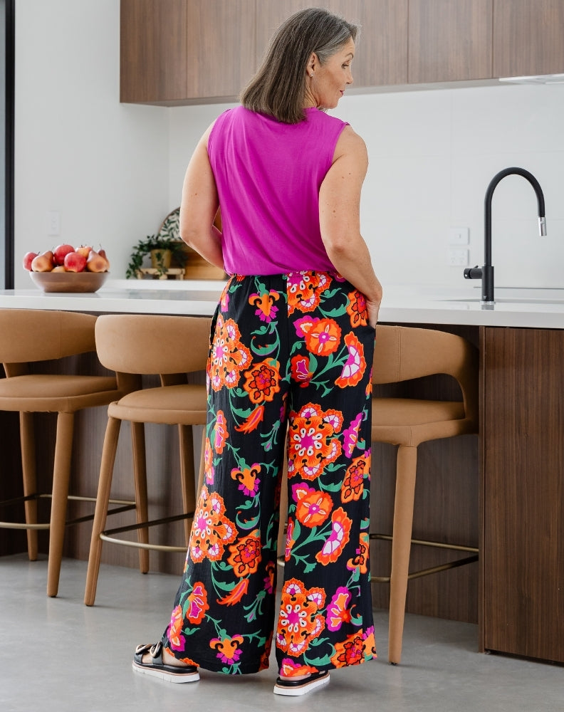 Darcy Pant  - Sunset Garden